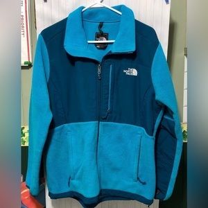 👻North Face Denali Fleece Acoustic blue fleece jacket